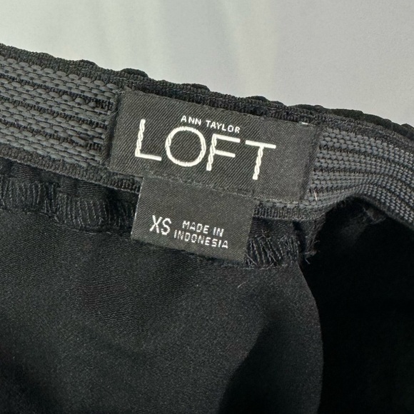 Ann Taylor LOFT Black Strapless Wide Leg Jumpsuit XS - Picture 6 of 6